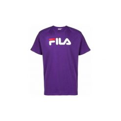 T-shirty z krótkim rękawem Fila logo print T-shirt. Fioletowe t-shirty męskie Fila, s, bez wzorów, bez kołnierzyka, krótkie. Za 118,60 zł.