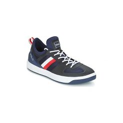 Buty Polo Ralph Lauren COURT 200. Niebieskie trampki męskie Polo Ralph Lauren, bez wzorów, bez zapięcia. Za 359,40 zł.