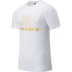 NEW BALANCE > MT03503WT. Żółte koszulki męskie New Balance, xl, bez wzorów, z dzianiny, street, bez kołnierzyka, bez rękawów. Za 129,99 zł.