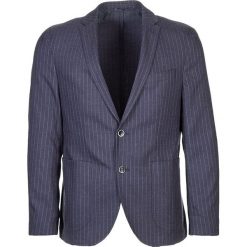 Marynarki męskie slim fit: Marynarka „Pharrell” w kolorze granatowym