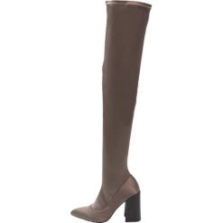 Buty zimowe damskie: Shellys London ELEN Kozaki na obcasie khaki