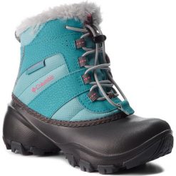 Śniegowce COLUMBIA - Childrens Rope Tow III Waterproof BC1323 Iceberg/Camellia Rose 341. Niebieskie śniegowce dziewczęce Columbia, bez zapięcia. W wyprzedaży za 219,00 zł.