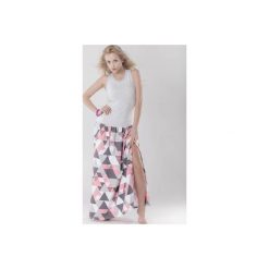 DRESS.BOXING TRiangle long. Szare sukienki damskie marki Taff.one, xl, z nadrukiem, bez kołnierzyka, bez rękawów. Za 249,00 zł.
