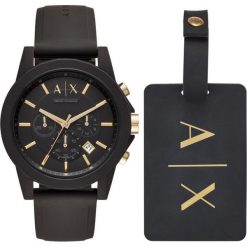 Armani Exchange - Zegarek AX7105. Czarne zegarki męskie marki Armani Exchange, l, z materiału, z kapturem. Za 769,90 zł.