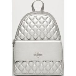 Love Moschino - Plecak. Szare plecaki damskie marki Love Moschino, z materiału. Za 999,90 zł.