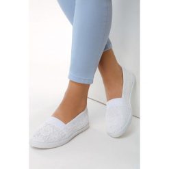 Białe Tenisówki Intricacy. Białe trampki i tenisówki damskie Born2be, bez wzorów, z koronki, bez zapięcia. Za 49,99 zł.