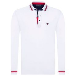 Sir Raymond Tailor Koszulka Polo Męska Violent L Biały. Białe koszulki męskie Sir Raymond Tailor, m, bez wzorów, polo, z długim rękawem, długie. Za 119,00 zł.