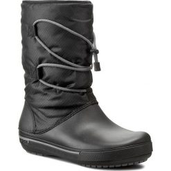 Buty zimowe damskie: Śniegowce CROCS - Crocband II.5 Cinch Boot W 201383 Black/Charcoal