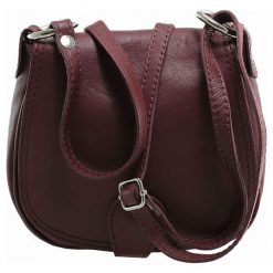 Torebki klasyczne damskie: Skórzana torebka w kolorze brązowym – 17 x 19 x 6 cm
