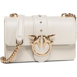 Torebka PINKO - Love Mini Soft Simply Cl. PE 20 PLTT 1P21R4 Y5FF White I09. Białe torebki klasyczne damskie Pinko, bez wzorów, ze skóry, wizytowe, bez dodatków. Za 1079,00 zł.