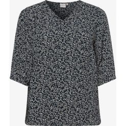 Junarose - Bluzka damska, niebieski. Niebieskie bluzki damskie Junarose, z nadrukiem, z materiału, bez kołnierzyka, bez rękawów. Za 169,95 zł.