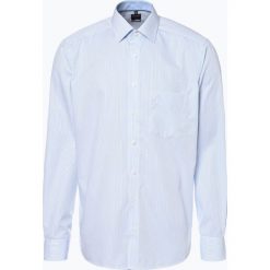 OLYMP Luxor modern Fit - Koszula męska, niebieski. Niebieskie koszule męskie na spinki OLYMP Luxor modern Fit, m, w paski. Za 199,95 zł.