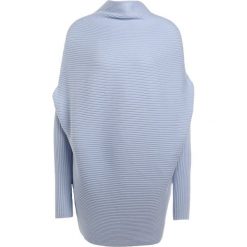 Swetry klasyczne damskie: DESIGNERS REMIX RIBLY DRAPE Sweter pastel blue