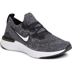 Buty NIKE - Epic Raect Flyknit 2 (GS) AQ3243 001 Black/White/White. Szare buty sportowe damskie Nike, bez wzorów, z tworzywa sztucznego, sportowe, na fitness i siłownię. Za 549,00 zł.