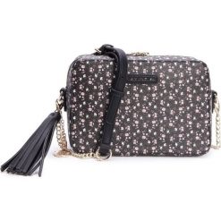L'Atelier du Sac torebka Adeline 9096 czarna z pashmina. Czarne torebki klasyczne damskie L'Atelier du Sac, bez wzorów, bez dodatków. Za 259,00 zł.