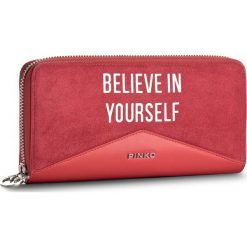 Portfele damskie: Duży Portfel Damski PINKO – Ronfare Portafoglio Grande/Zip PE 18 PLTT 1P2142 Y4JL Red R20