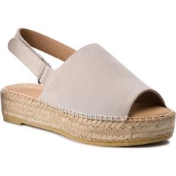 Espadryle EVA MINGE - Blanes 3Z 18MJ1372394ES 203. Szare espadryle damskie marki Eva Minge, w paski, ze skóry, bez obcasa. W wyprzedaży za 209,00 zł.