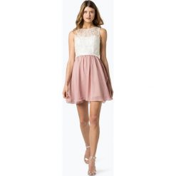 Laona - Sukienka damska, różowy. Różowe sukienki damskie Laona, w paski, z satyny, eleganckie, bez kołnierzyka, bez rękawów. Za 699,95 zł.