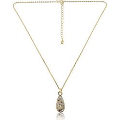 Pozłacany naszyjnik "Cannes" z kryształkami Swarovski - dł. 42 cm. Żółte naszyjniki damskie Metropolitan, Smithfield, Crystal Deluxe & Co., z kryształem, złote. W wyprzedaży za 43,95 zł.