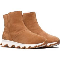 Sorel buty zimowe damskie Kinetic Short Camel Brown Na 39. Brązowe buty sportowe damskie Sorel, bez wzorów, z zamszu, sportowe. Za 669,00 zł.