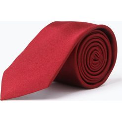 Calvin Klein - Krawat jedwabny męski, czerwony. Czerwone krawaty męskie marki Calvin Klein, z jedwabiu, eleganckie. Za 179,95 zł.