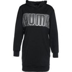 Puma SPARK COVERUP Koszulka sportowa black. Czarne t-shirty damskie Puma, s, z elastanu, z długim rękawem. W wyprzedaży za 146,30 zł.
