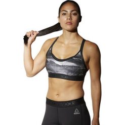 Biustonosze sportowe: Reebok Biustonosz sportowy Combat Fight Bra czarny r. M (BK2191)