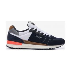 Pepe Jeans Tinker Pro Racer Tenisówki Niebieski. Niebieskie trampki męskie Pepe Jeans, bez wzorów, z jeansu, bez zapięcia. Za 438,95 zł.