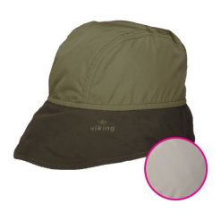 Czapki damskie: Viking Czapka damska Sarah zielona-khaki r. 58 (821/13/2103)