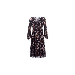 Sukienki długie MICHAEL Michael Kors RAGLAN SLV MIDI DRS. Czarne sukienki damskie MICHAEL Michael Kors, s, bez wzorów, bez kołnierzyka, bez rękawów, długie, midi. Za 1039,00 zł.