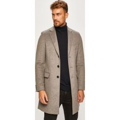 Tommy Hilfiger Tailored - Płaszcz. Szare płaszcze męskie Tommy Hilfiger Tailored, m, bez wzorów, z wiskozy, bez kaptura. W wyprzedaży za 799,90 zł.