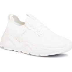 Sneakersy BIG STAR - FF274954 White. Białe półbuty damskie BIG STAR, bez wzorów, z tworzywa sztucznego, retro, bez obcasa, na płaskiej podeszwie, bez zapięcia. Za 199,00 zł.