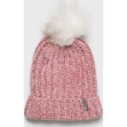 Answear - Czapka Nomad. Czerwone czapki zimowe damskie marki ANSWEAR, z dzianiny. W wyprzedaży za 49,90 zł.