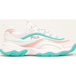 Fila - Buty Ray CB Low. Białe buty sportowe damskie Fila, z gumy. W wyprzedaży za 239,90 zł.