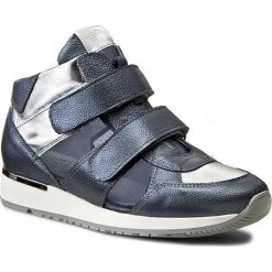 Sneakersy KARINO - 1652/149-P Niebieski Srebrny. Niebieskie półbuty damskie Karino, ze skóry. W wyprzedaży za 169,00 zł.