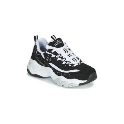 Buty Skechers D'LITES 3.0. Czarne trampki i tenisówki damskie Skechers, bez wzorów, bez zapięcia. Za 287,20 zł.