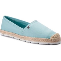 Espadryle TOMMY HILFIGER - Basic Sporty Flat Espadrille FW0FW04041 Aqua Haze 447. Niebieskie espadryle damskie TOMMY HILFIGER, bez wzorów, ze skóry ekologicznej, bez obcasa, na płaskiej podeszwie. W wyprzedaży za 189,00 zł.