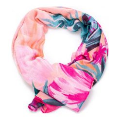 Chusty damskie: Desigual Chusta Damska Wielokolorowy Malibu Rectangle