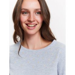 Bluzy damskie: BLUZA NIEROZPINANA DAMSKA Z APLIKACJĄ