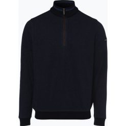 Bugatti - Męska bluza nierozpinana, niebieski. Niebieskie bluzy męskie Bugatti, m, bez wzorów, prążkowane, ze stójką, bez rękawów, bez kaptura. Za 329,95 zł.