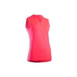 Koszulka polo bez rękawów do golfa Ultralight damska. Niebieskie koszulki damskie polo INESIS, xl, z poliesteru, z golfem. Za 79,99 zł.