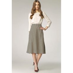 Spódnica midi - paski. Spódniczki damskie NIFE, s, w paski, z poliesteru, midi, w kształcie a. Za 129,90 zł.
