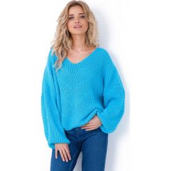 Sweter F646. Swetry damskie Fobya, s, bez wzorów, ze splotem, eleganckie, bez rękawów, bez kaptura. Za 123,50 zł.