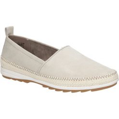 Półbuty z nubuku jana 8-24605-28. Espadryle damskie Jana, bez wzorów, z nubiku, bez obcasa. Za 289,99 zł.