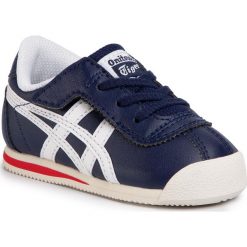 Sneakersy ONITSUKA TIGER - Tiger Corsair Ts 1184A050 Peacoat/White 400. Niebieskie trampki chłopięce Onitsuka Tiger, bez wzorów, ze skóry ekologicznej, na rzepy. Za 209,00 zł.