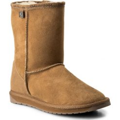 Buty EMU AUSTRALIA - Platinum Stinger Lo WP10002 Chestnut. Pomarańczowe kozaki damskie EMU Australia, ze skóry, na niskim obcasie, bez zapięcia. W wyprzedaży za 469,00 zł.