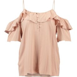 Bluzki asymetryczne: YAS YASCANARY COLD SHOULDER Bluzka mahogany rose
