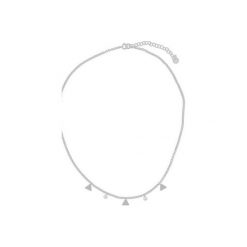 Srebrny naszyjnik choker trójkąty i cyrkonie 925. Szare naszyjniki damskie marki Atdiament, z cyrkonią, srebrne. Za 149,00 zł.