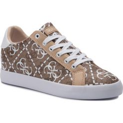 Sneakersy GUESS - Pican FL7PCN FAL12 BEIGE/WHITE. Pomarańczowe półbuty damskie Guess, ze skóry ekologicznej. W wyprzedaży za 369,00 zł.