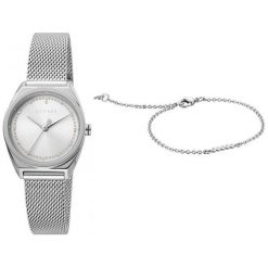 Esprit Slice Dot Silver Mesh SET ES1L100M0055. Szare zegarki damskie Esprit, srebrne. W wyprzedaży za 361,00 zł.